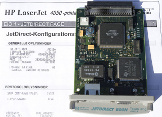 JetDirect 600N, J3112A, Token Ring